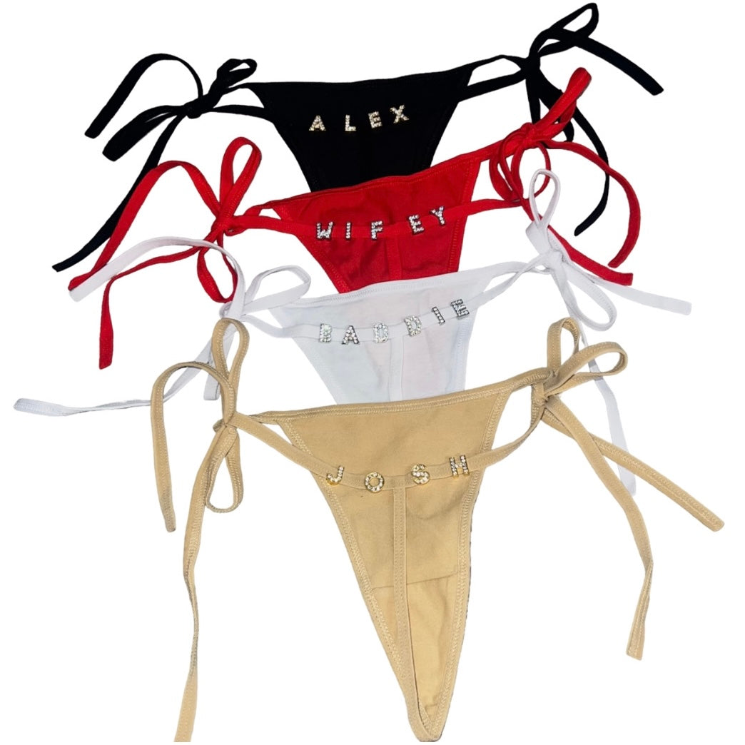 Lover Custom Name Thong