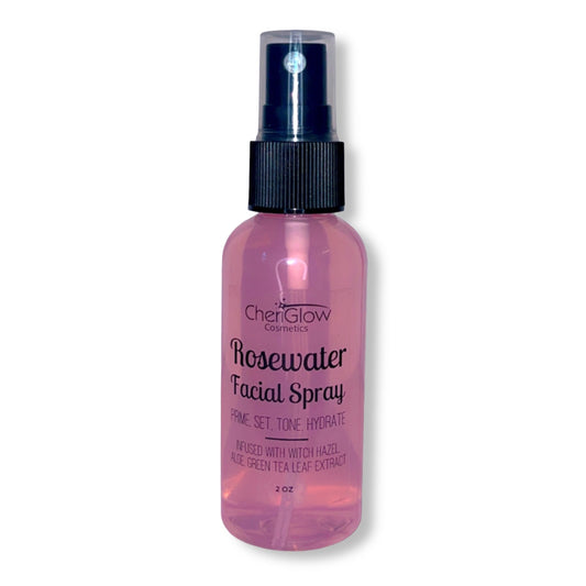 Rose Water Facial Spray with Witch Hazel, Aloe, & Green Tea Leaf Extract