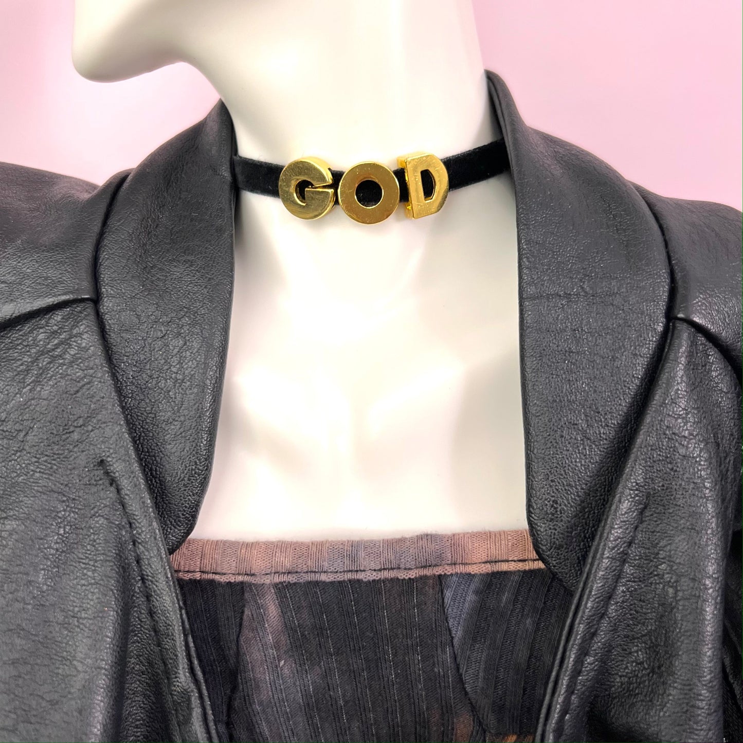 GOD - Choker Necklace