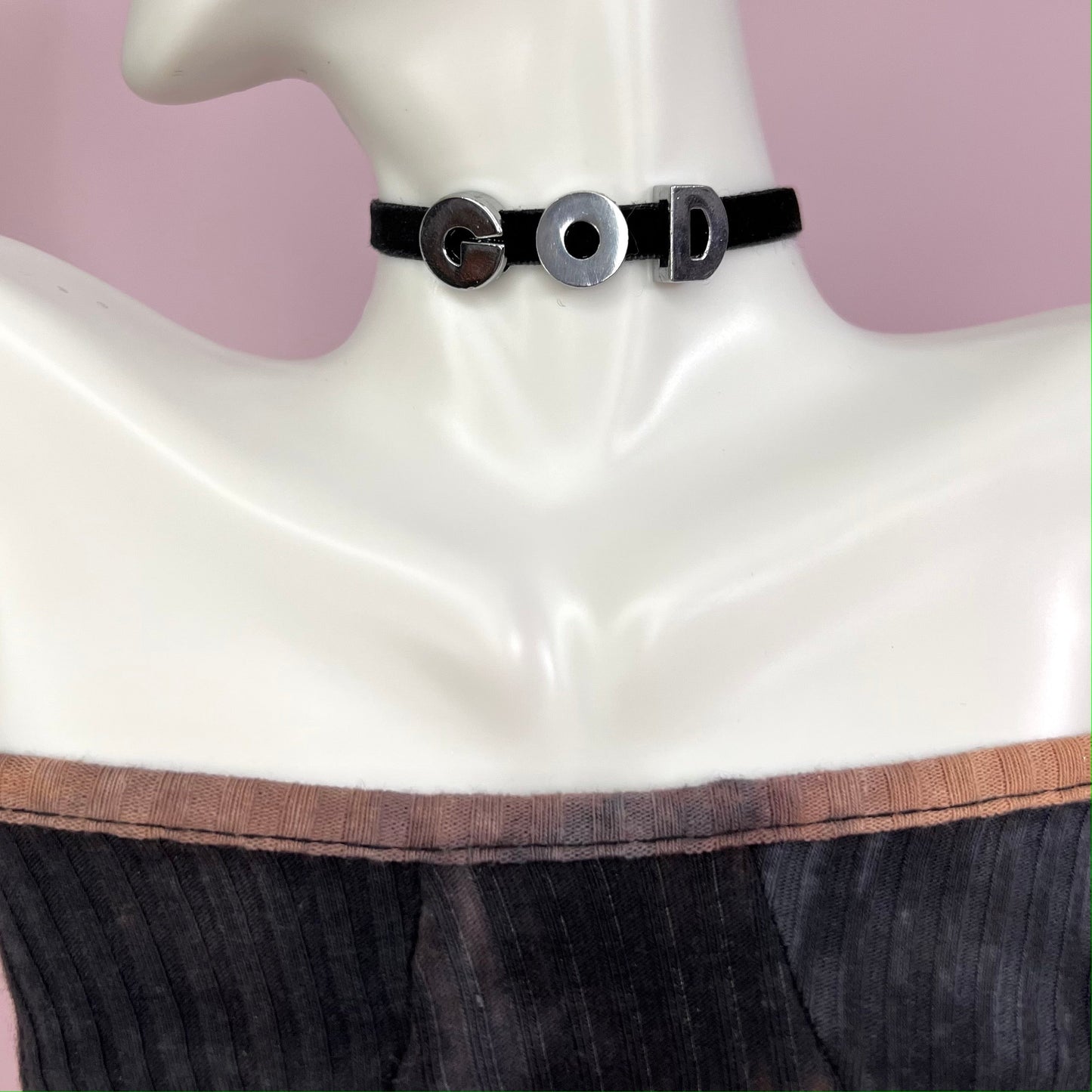 GOD - Choker Necklace