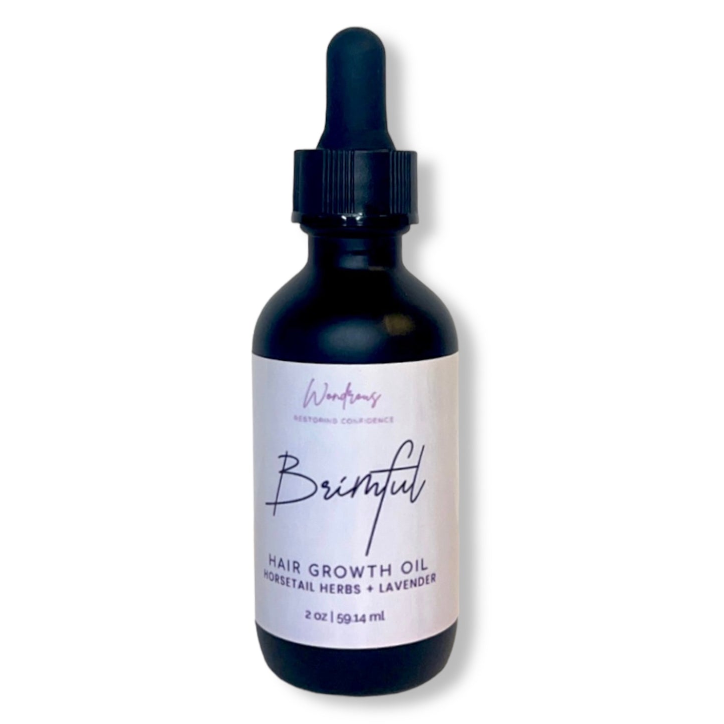 Brimful - Hair Growth Oil - Horsetail Herbs, Jamaican Castor Oil +