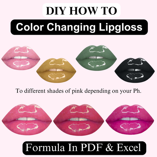 Color Changing Lip Gloss Formula - *DOWNLOAD ONLY FILE*