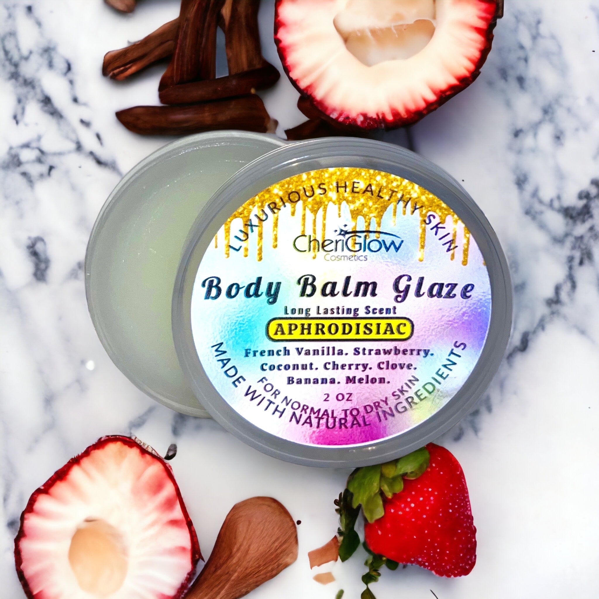 Body Balm Glaze Aphrodisiac CheriGlow Cosmetics