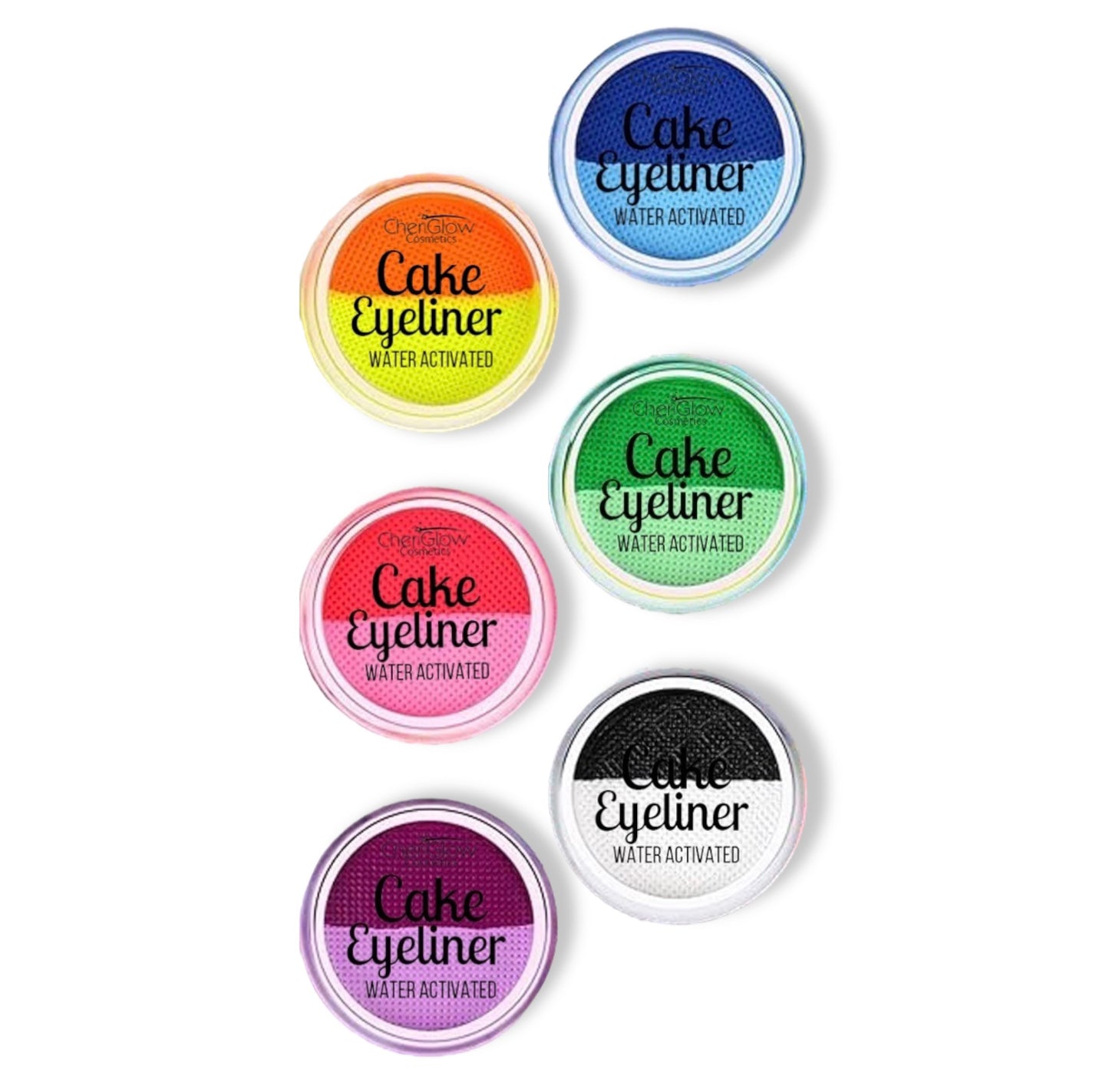 Cake Wet Eyeliners - Water Activated (6 pc. set)