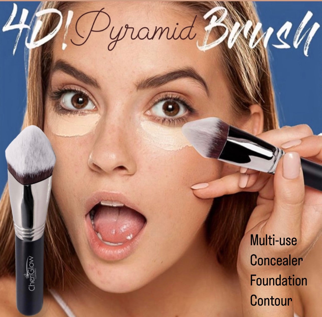 4D PYRAMID KABUKI BRUSH