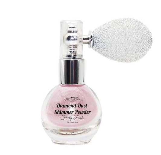 Diamond Dust Shimmer Powder - For Face and Body - Fairy Pink