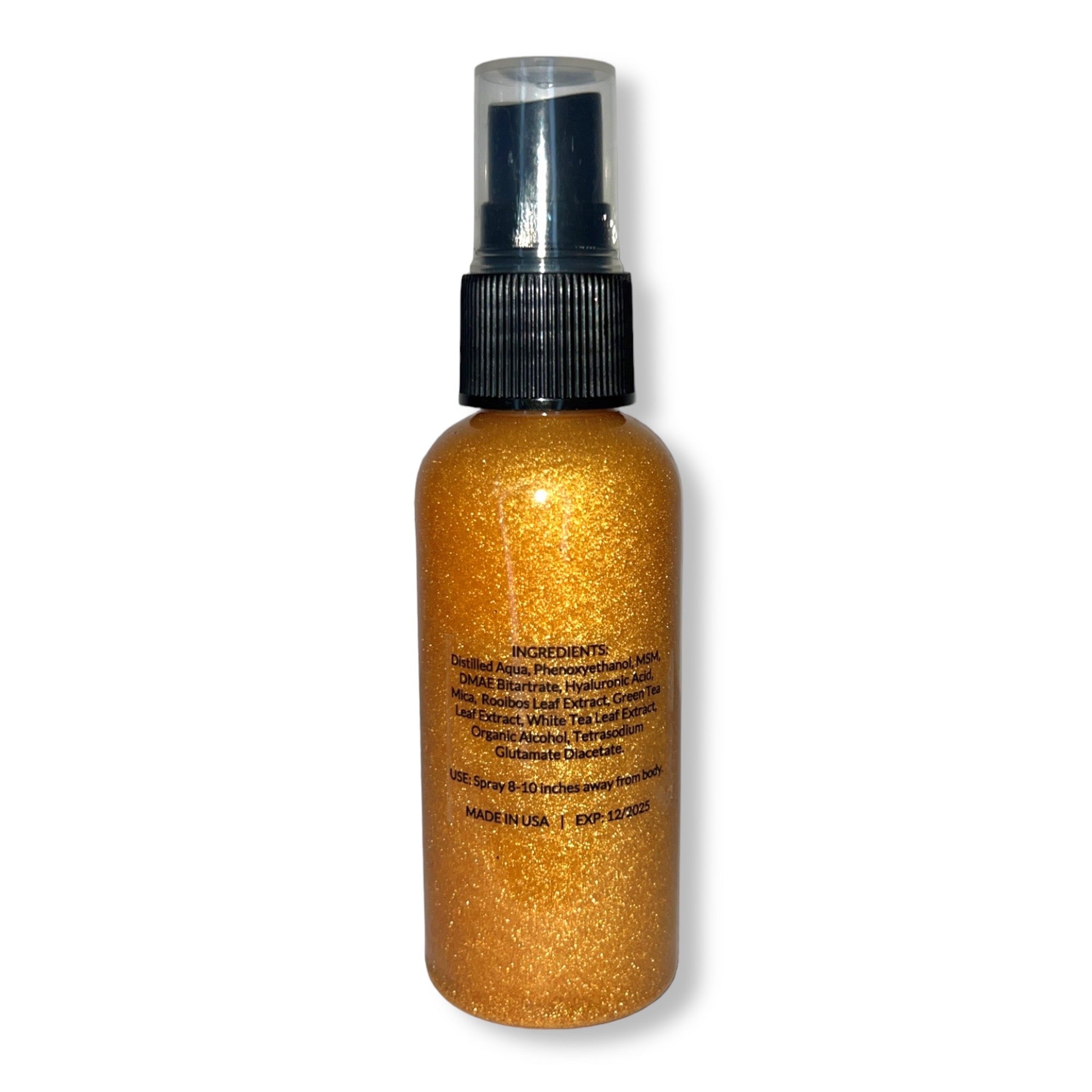 Body shimmer spray hot sale