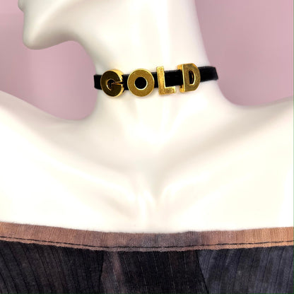 Personalized Name Choker Necklace