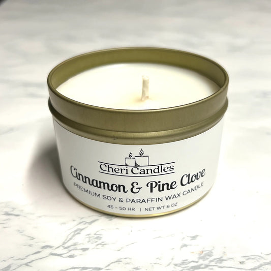 Cinnamon & Pine Clove - 8oz - Cheri Candle
