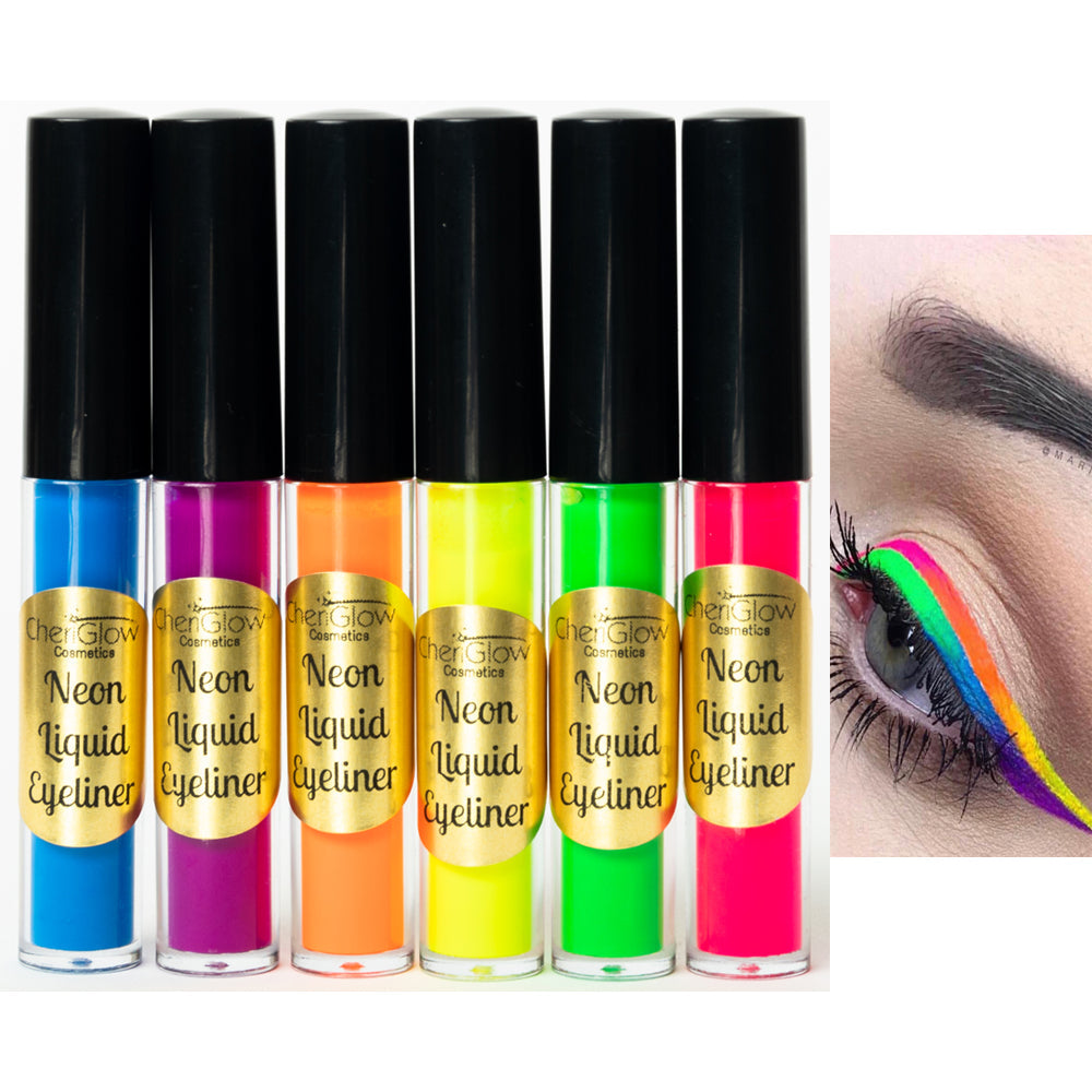 Neon Liquid Eyeliners - Set of 6