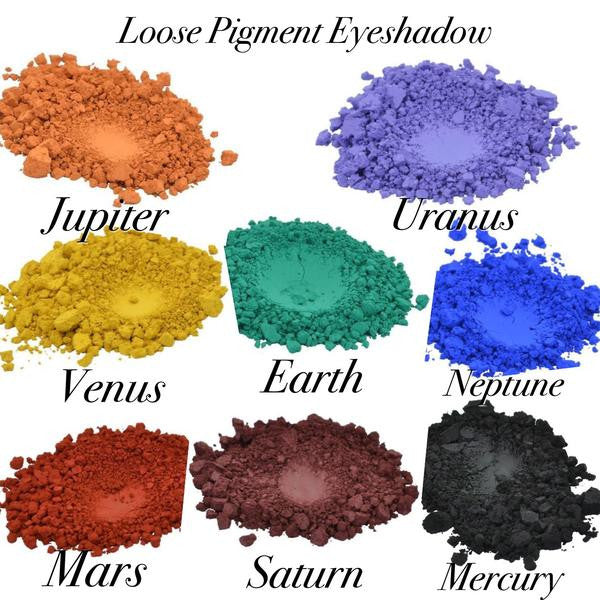 Galaxy Collection - Matte Loose Pigment Eyeshadow Set of 8